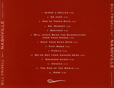 Bill Frisell - Nashville CD