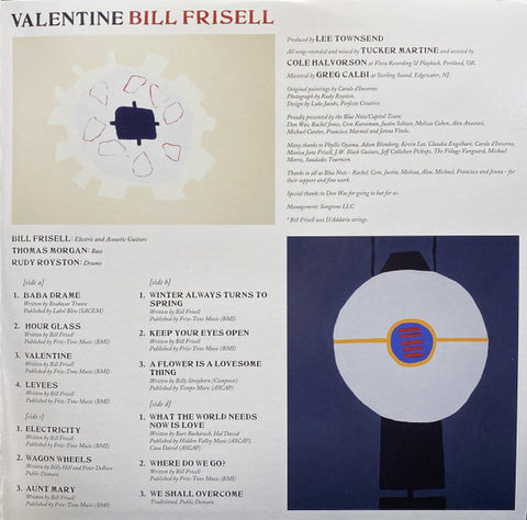 Bill Frisell - Valentine (2xLP) VINYL (AUTOGRAPHED)