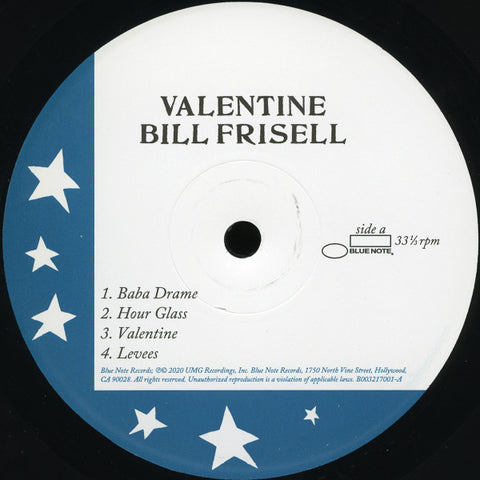 Bill Frisell - Valentine (2xLP) VINYL (AUTOGRAPHED)
