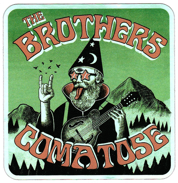 The Brothers Comatose Wizard STICKER Dolger Artist Stores