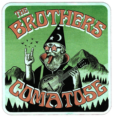 The Brothers Comatose - Wizard STICKER