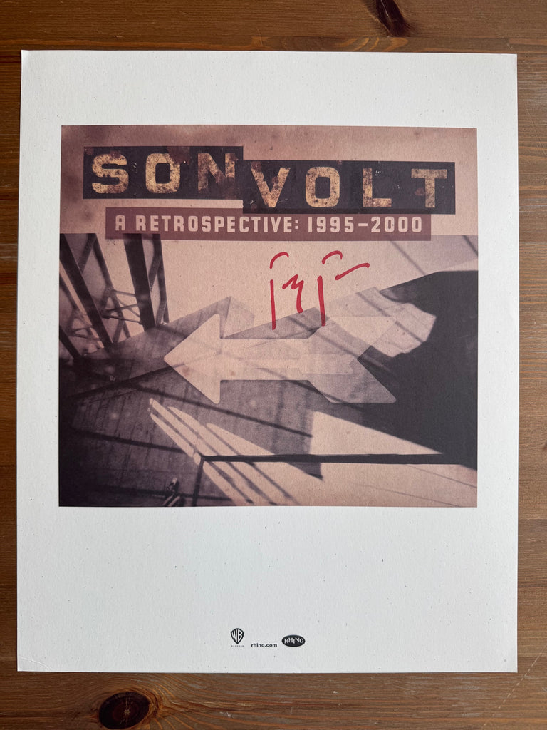 SON VOLT - Retrospective Promo 2005 Poster (Autographed by Jay)