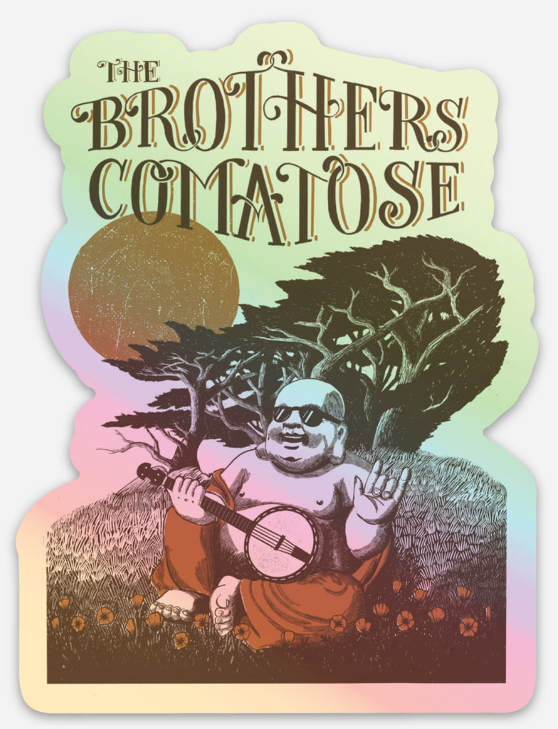The Brothers Comatose - Moon STICKER