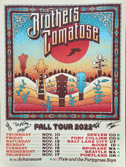 The Brothers Comatose - Fall Tour 2022 Signed Poster