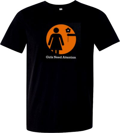 RICHARD JULIAN "Girls Need Attention" T-Shirt