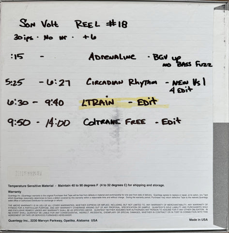 SON VOLT - The Search 1/4inch Tape Reel