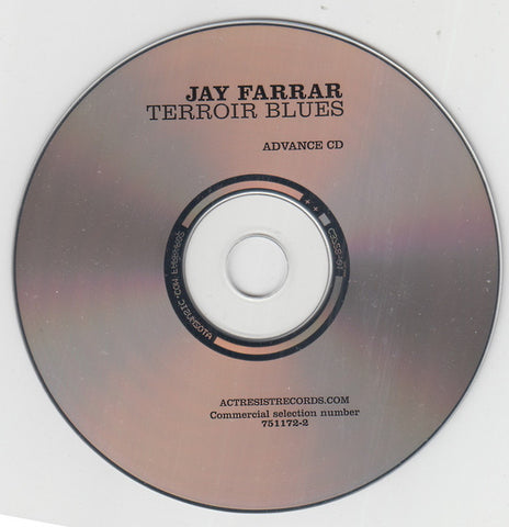 Jay Farrar - Terroir Blues Advance Promo CD