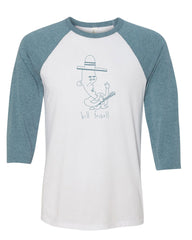 Bill Frisell - Denim / White Baseball T-shirt