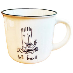 Bill Frisell - Music Is Good Black Lip Ceramic Camper Mug