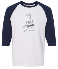 Bill Frisell - Navy / White Baseball T-shirt