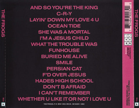 THE FROGS - The Frogs CD