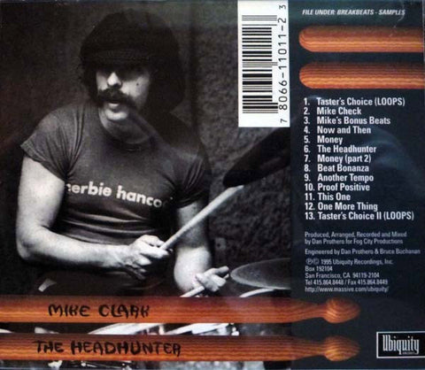 MIKE CLARK‎– The Headhunter CD