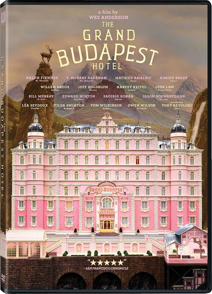 THE GRAND BUDAPEST HOTEL DVD