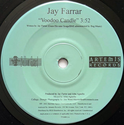 JAY FARRAR - Voodoo Candle split-7inch single w/ Varnaline