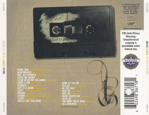 NIRVANA - Sliver (The Best Of the Box) CD