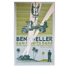 BEN KWELLER ‎– Fillmore - San Francisco, CA 9/24/06 Poster