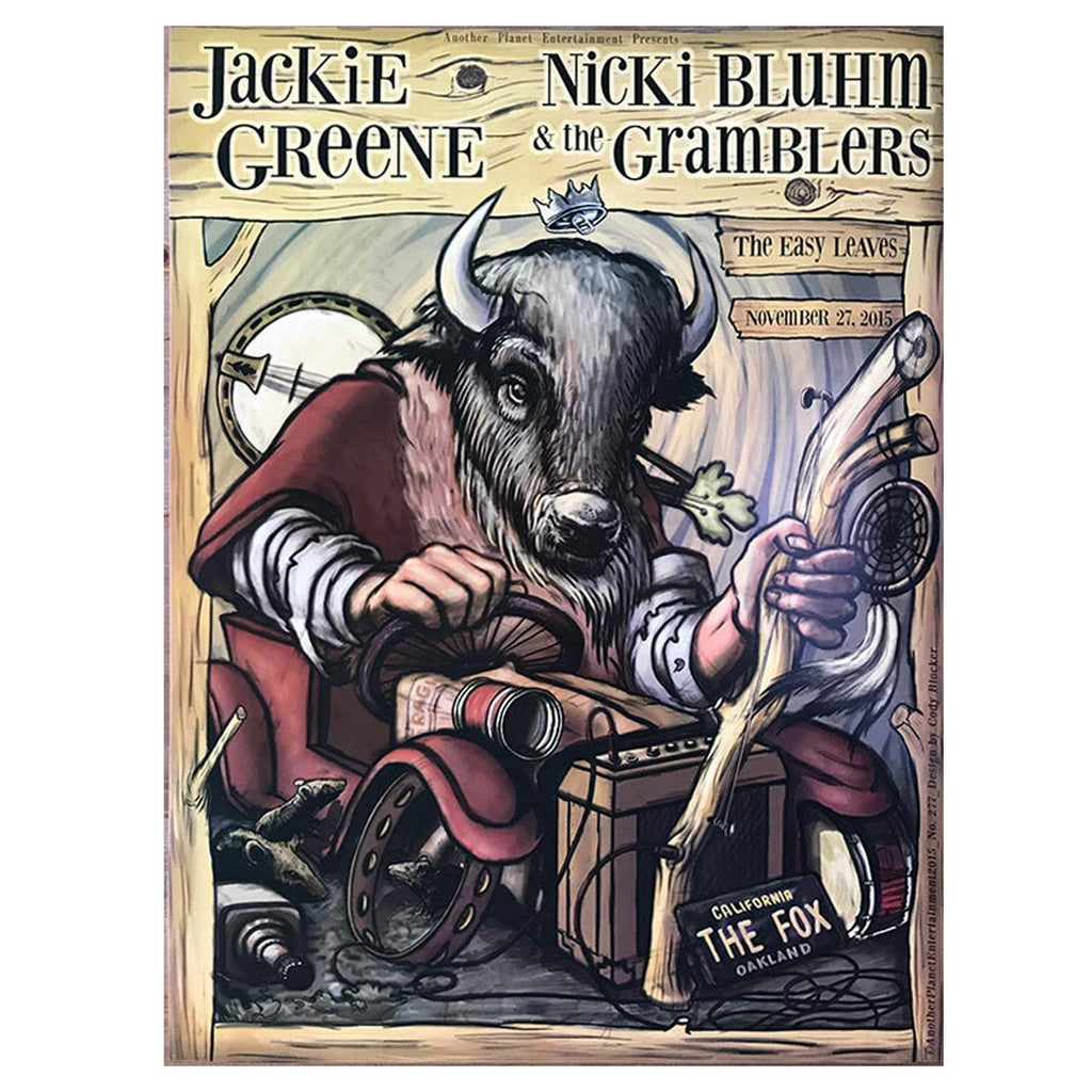 JACKIE GREENE / NICKI BLUHM ‎– Fox Theater- Oakland, CA 11/26/05 Poster