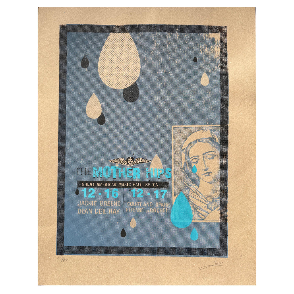 THE MOTHER HIPS ‎– Great American Music Hall - San Francisco, CA 12/16, 17/02 Poster