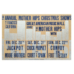 THE MOTHER HIPS ‎– Great American Music Hall - San Francisco, CA 12/20-23/05 Poster