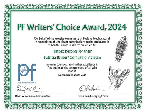 Patricia Barber - Companion 1STEP Numbered Limited Edition 180g 45rpm 2xLP VINYL