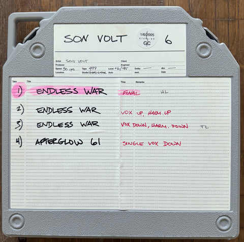 SON VOLT- 1/2inch Okemah & the Melody of Riot Tape Reel