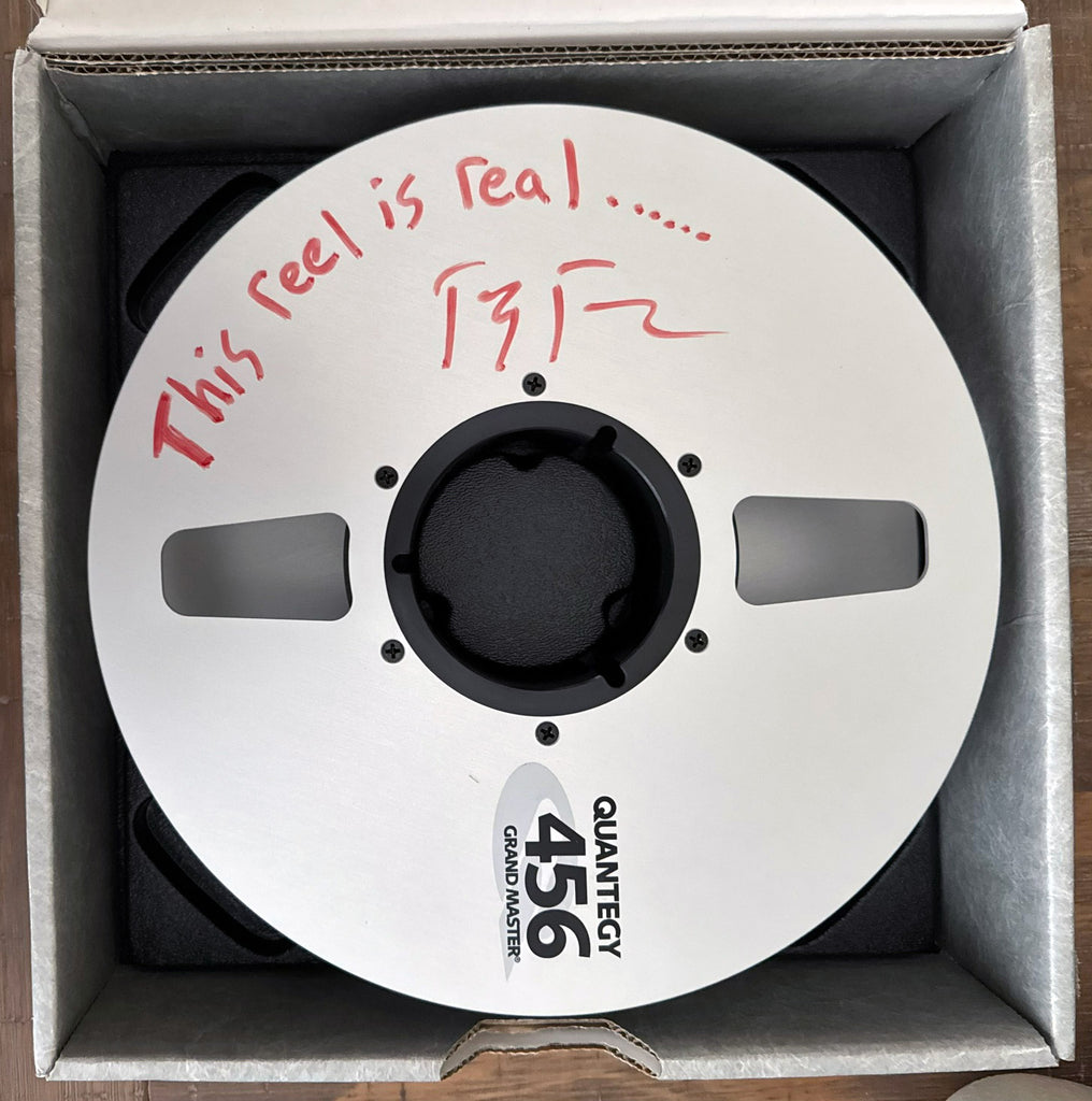 SON VOLT - 2inch Sebastopol "Damn Shame" Tape Reel (Autographed by Jay)