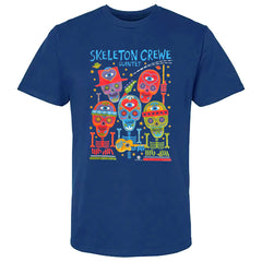 Skeleton Crewe Quintet Navy Blue T-Shirt