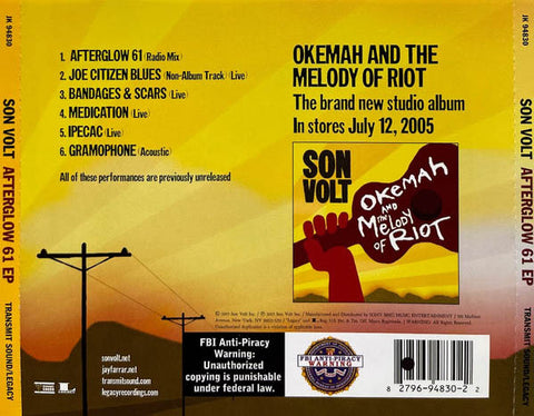 SON VOLT - Afterglow 61 EP CD