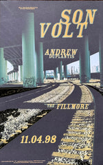 SON VOLT ‎– Fillmore - San Francisco, CA 11/4/98 Poster