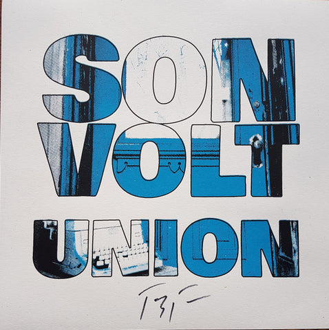 SON VOLT - Union Limited Mixed Maroon VINYL w/ Autographed Print