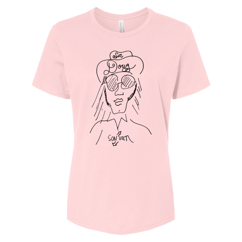 SON VOLT - Women's Sir Doug Pink T-shirt