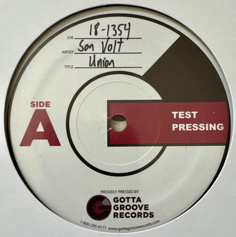 SON VOLT - Union VINYL TEST PRESSING (Autographed by Jay)