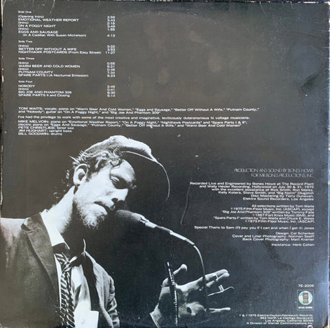 TOM WAITS ‎– Nighthawks At the Diner 2xLP