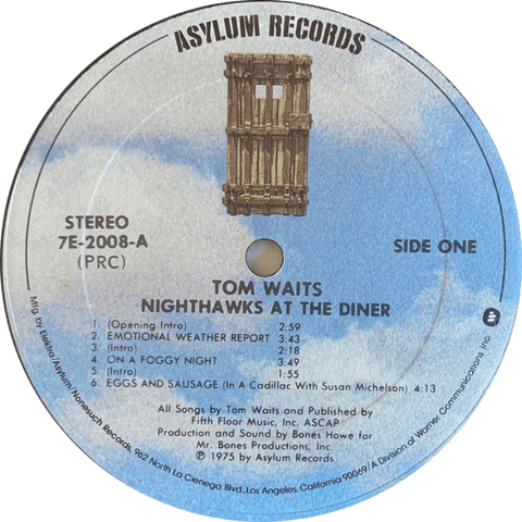 TOM WAITS ‎– Nighthawks At the Diner 2xLP