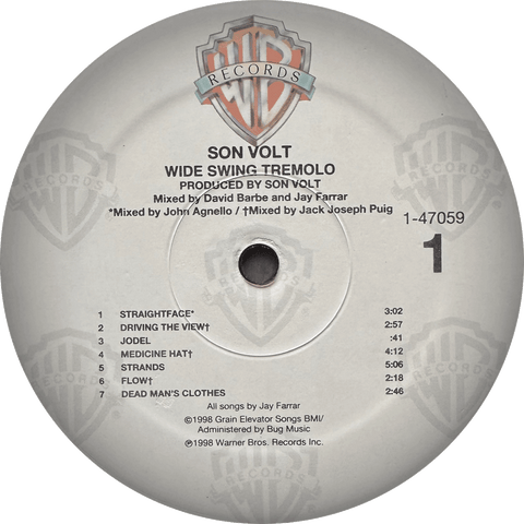 SON VOLT - Wide Swing Tremelo (Limited Promo) VINYL
