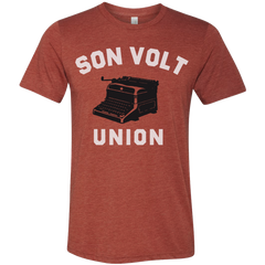 SON VOLT - Men's Red Union Typewriter T-shirt