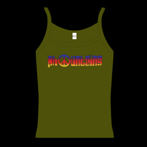 Fountains of Wayne - Phountains Tank Top with spaghetti straps (Olive Green)