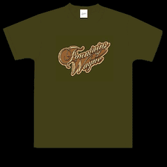 Fountains of Wayne - Script Print T-shirt (Army Green)