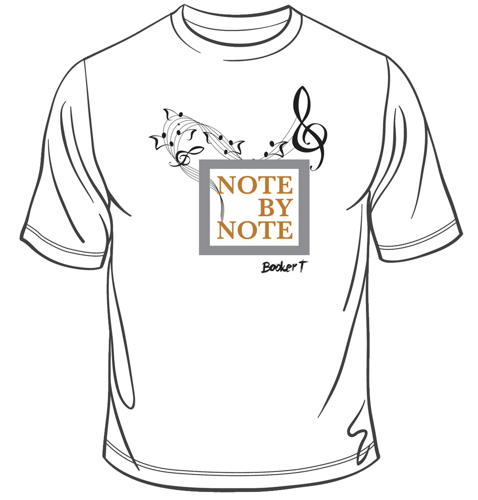 Booker T - Note By Note T-Shirt (White)