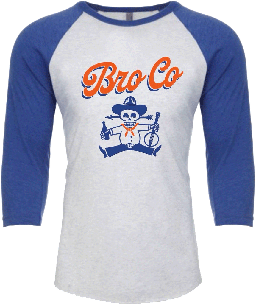 The Brothers Comatose - Banjo Cowboy Baseball T-Shirt