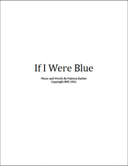Patricia Barber "If I Were Blue" Sheet Music DIGITAL