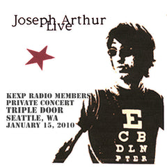 Joseph Arthur - KEXP Radio Members Private Concert - Triple Door - Seattle, WA 1/15/10 DIGITAL DOWNLOAD