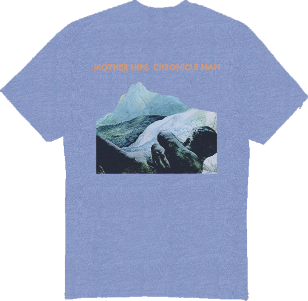 Mother Hips Heather Blue 'Chronicle Man' T-Shirt