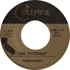 Monophonics - "Like Yesterday" / Destruments "Freedom" Split 7-inch VINYL