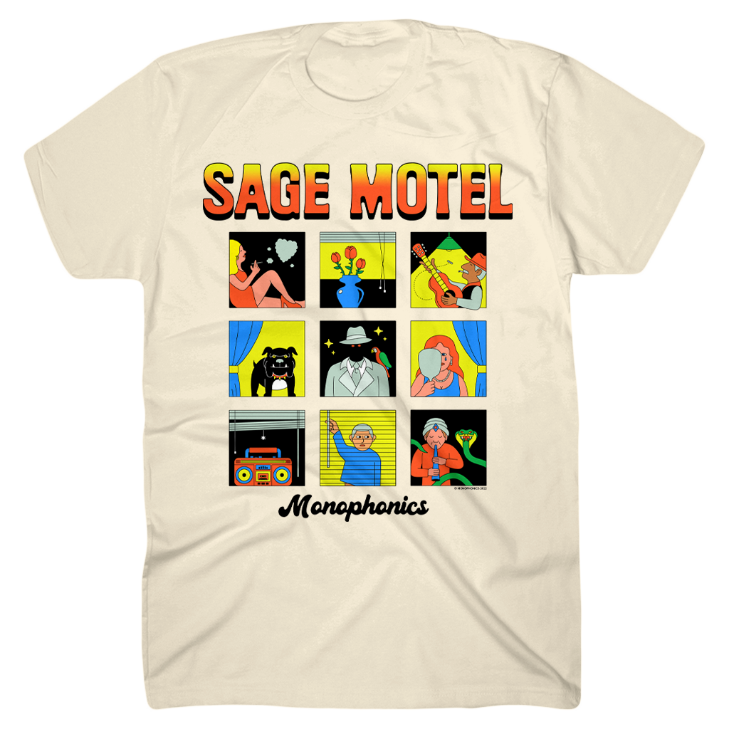'Sage Motel' Tan T-Shirt