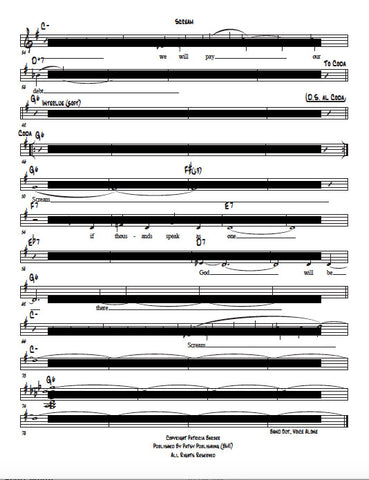 Patricia Barber "Scream" Sheet Music DIGITAL