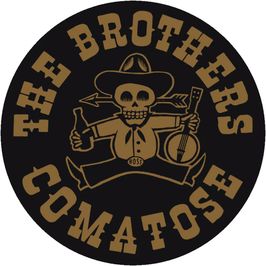 Brothers Comatose - Skeleton Banjo STICKER